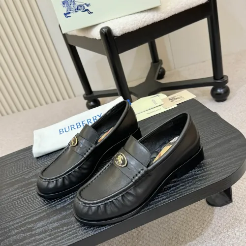 Burberry Leather Shoes For Women #1400777 $112.00 USD, Wholesale Replica Burberry Leather Shoes