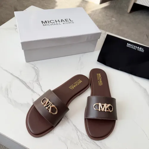 Michael Kors Slippers For Women #1400786 $82.00 USD, Wholesale Replica Michael Kors Slippers