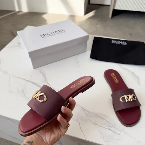 Replica Michael Kors Slippers For Women #1400788 $82.00 USD for Wholesale