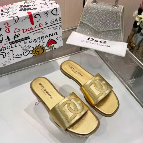 Dolce &amp; Gabbana D&amp;G Slippers For Women #1400790 $82.00 USD, Wholesale Replica Dolce &amp; Gabbana D&amp;G Slippers