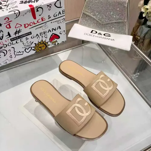 Dolce &amp; Gabbana D&amp;G Slippers For Women #1400791 $82.00 USD, Wholesale Replica Dolce &amp; Gabbana D&amp;G Slippers