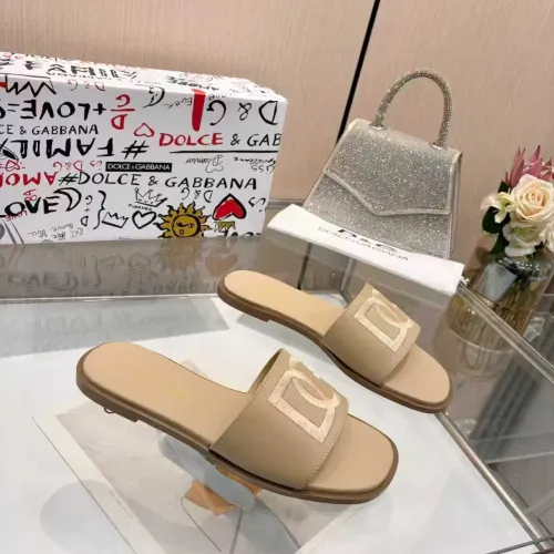Replica Dolce & Gabbana D&G Slippers For Women #1400791 $82.00 USD for Wholesale