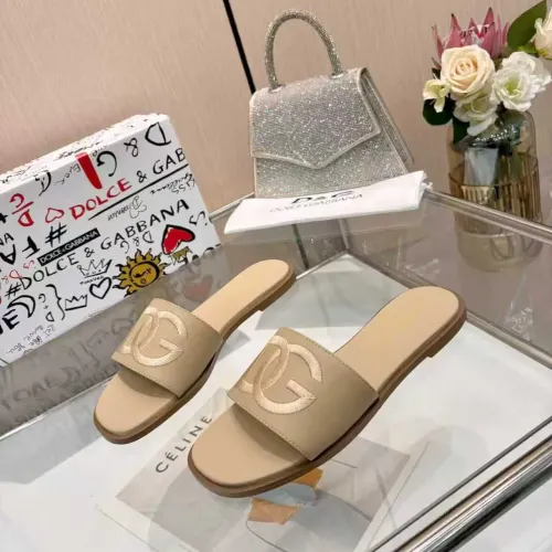 Replica Dolce & Gabbana D&G Slippers For Women #1400791 $82.00 USD for Wholesale