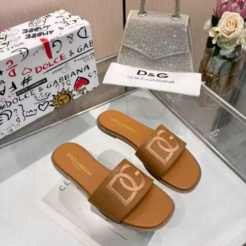 Dolce &amp; Gabbana D&amp;G Slippers For Women #1400792 $82.00 USD, Wholesale Replica Dolce &amp; Gabbana D&amp;G Slippers
