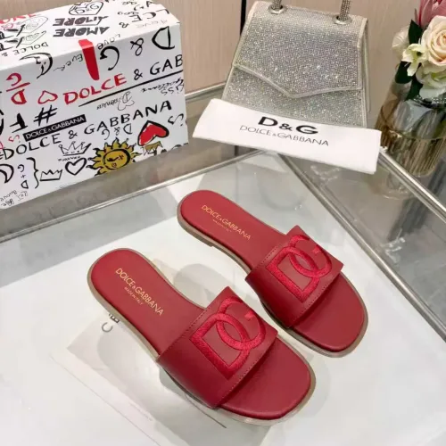 Dolce &amp; Gabbana D&amp;G Slippers For Women #1400793 $82.00 USD, Wholesale Replica Dolce &amp; Gabbana D&amp;G Slippers