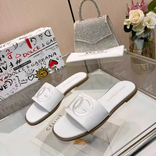 Replica Dolce & Gabbana D&G Slippers For Women #1400794 $82.00 USD for Wholesale