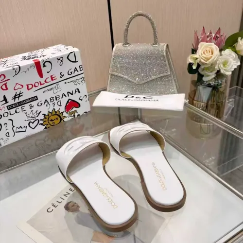 Replica Dolce & Gabbana D&G Slippers For Women #1400794 $82.00 USD for Wholesale