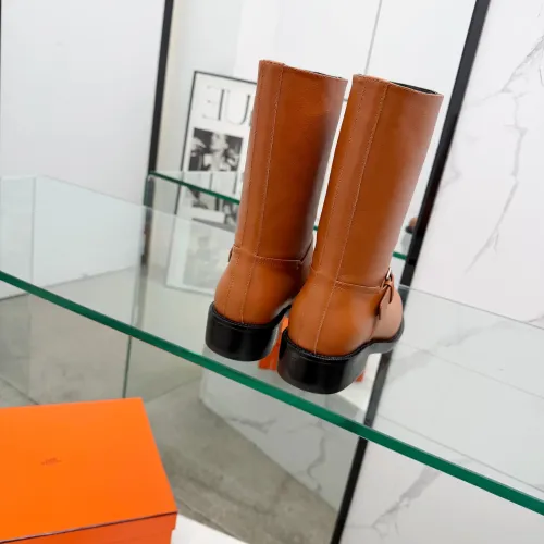 Replica Hermes Boots For Women #1400802 $160.00 USD for Wholesale