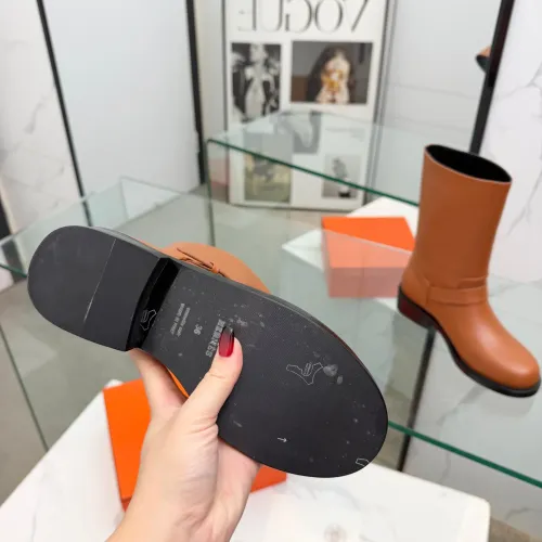 Replica Hermes Boots For Women #1400802 $160.00 USD for Wholesale