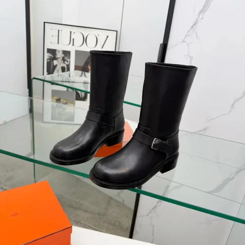Replica Hermes Boots For Women #1400803 $160.00 USD for Wholesale