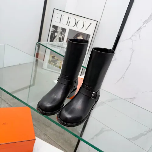 Replica Hermes Boots For Women #1400803 $160.00 USD for Wholesale