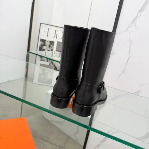Replica Hermes Boots For Women #1400803 $160.00 USD for Wholesale