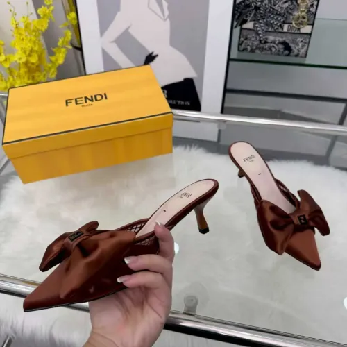 Replica Fendi Slippers For Women #1400811 $88.00 USD for Wholesale