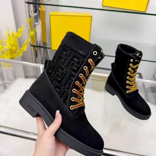 Replica Fendi Fashion Boots For Women #1400817 $125.00 USD for Wholesale
