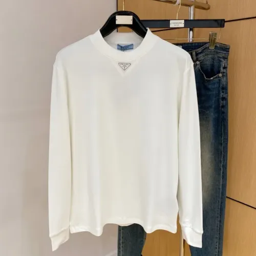 Prada T-Shirts Long Sleeved For Unisex #1400848 $76.00 USD, Wholesale Replica Prada T-Shirts