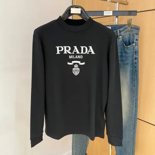 Prada T-Shirts Long Sleeved For Unisex #1400849 $76.00 USD, Wholesale Replica Prada T-Shirts
