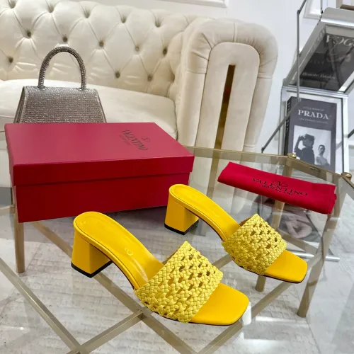 Replica Valentino Slippers For Women #1400854 $85.00 USD for Wholesale