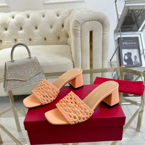 Valentino Slippers For Women #1400855 $85.00 USD, Wholesale Replica Valentino Slippers