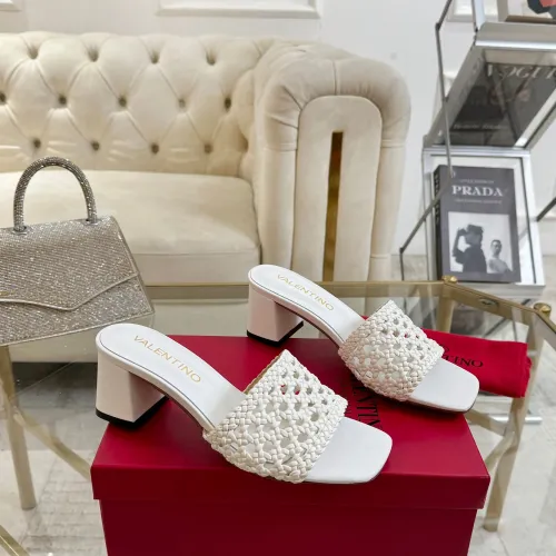Replica Valentino Slippers For Women #1400856 $85.00 USD for Wholesale