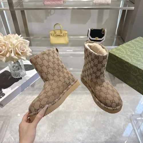 Replica Gucci Boots For Women #1400889 $100.00 USD for Wholesale