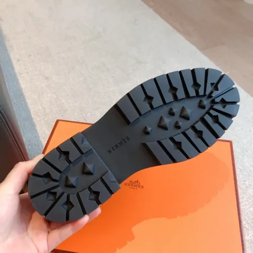 Replica Hermes Leather Shoes For Women #1400934 $112.00 USD for Wholesale