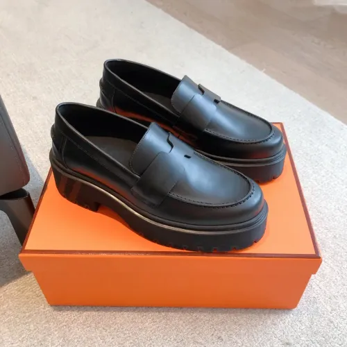 Hermes Leather Shoes For Women #1400935 $112.00 USD, Wholesale Replica Hermes Leather Shoes