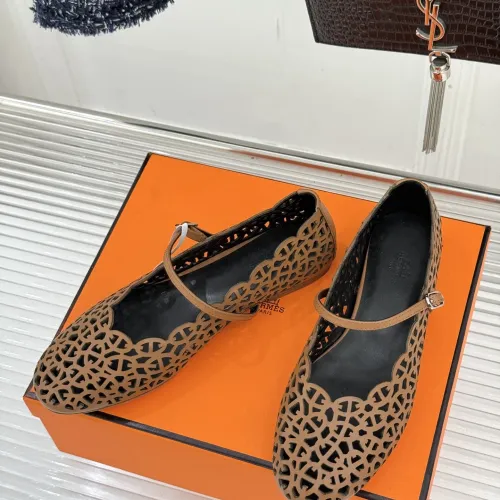 Hermes Flat Shoes For Women #1400938 $112.00 USD, Wholesale Replica Hermes Flat Shoes