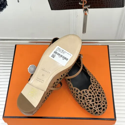 Replica Hermes Flat Shoes For Women #1400938 $112.00 USD for Wholesale
