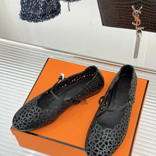 Hermes Flat Shoes For Women #1400940 $112.00 USD, Wholesale Replica Hermes Flat Shoes