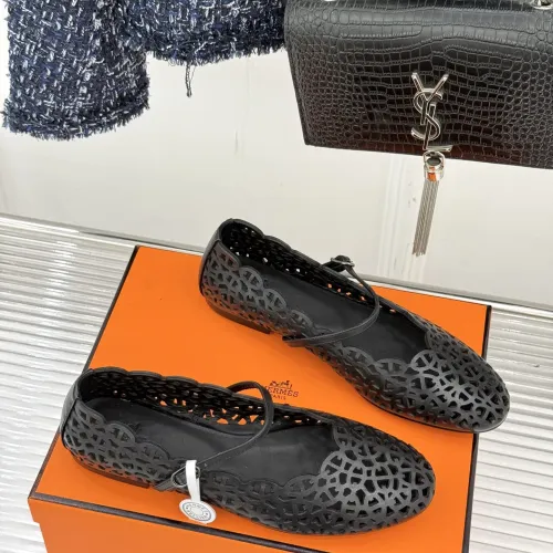 Replica Hermes Flat Shoes For Women #1400940 $112.00 USD for Wholesale