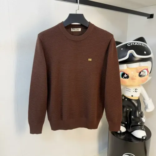 MIU MIU Sweaters Long Sleeved For Unisex #1400945 $100.00 USD, Wholesale Replica MIU MIU Sweaters