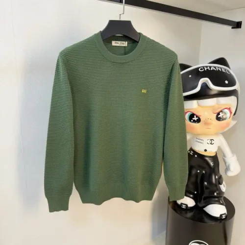 MIU MIU Sweaters Long Sleeved For Unisex #1400946 $100.00 USD, Wholesale Replica MIU MIU Sweaters