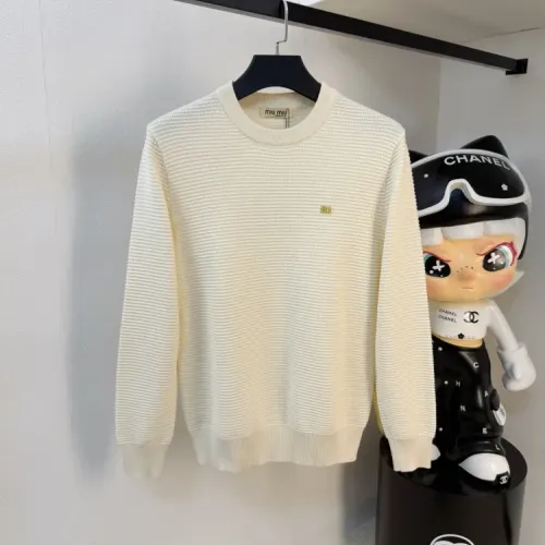 MIU MIU Sweaters Long Sleeved For Unisex #1400947 $100.00 USD, Wholesale Replica MIU MIU Sweaters