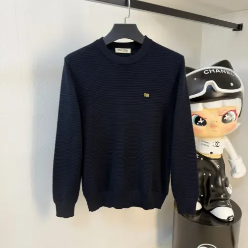 MIU MIU Sweaters Long Sleeved For Unisex #1400948 $100.00 USD, Wholesale Replica MIU MIU Sweaters