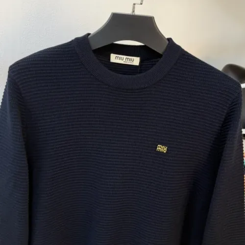 Replica MIU MIU Sweaters Long Sleeved For Unisex #1400948 $100.00 USD for Wholesale