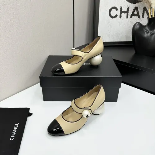 Chanel High-Heeled Shoes For Women #1400983 $108.00 USD, Wholesale Replica Chanel High-Heeled Shoes