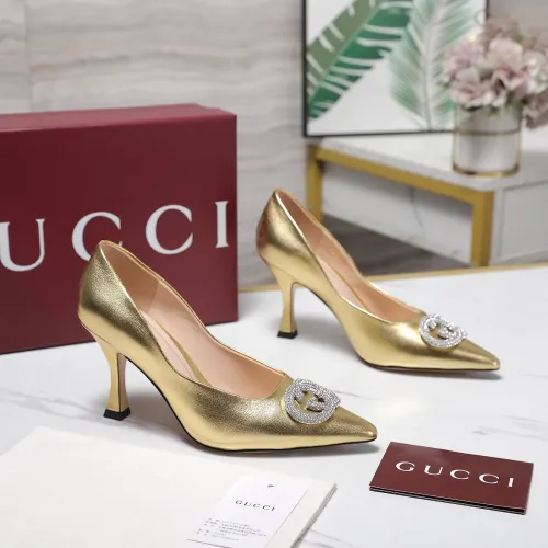 Replica Gucci High-Heeled Shoes For Women #1401080 $112.00 USD for Wholesale