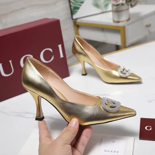 Replica Gucci High-Heeled Shoes For Women #1401080 $112.00 USD for Wholesale