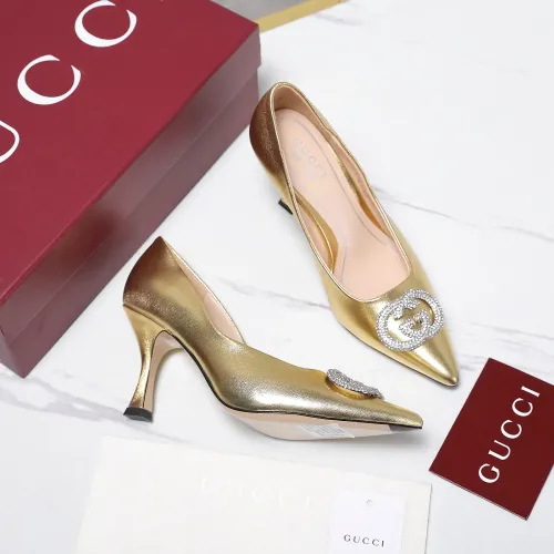 Replica Gucci High-Heeled Shoes For Women #1401080 $112.00 USD for Wholesale