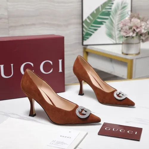 Replica Gucci High-Heeled Shoes For Women #1401082 $112.00 USD for Wholesale