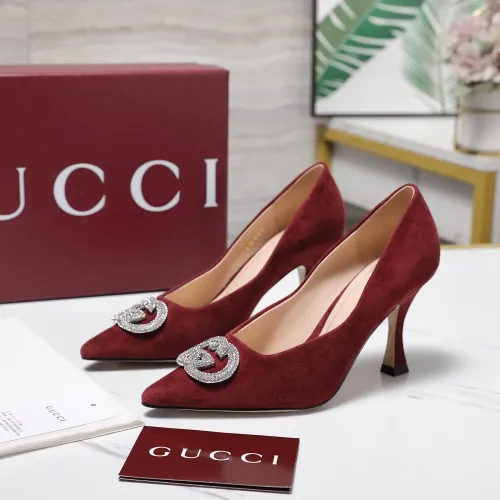 Gucci High-Heeled Shoes For Women #1401083 $112.00 USD, Wholesale Replica Gucci High-Heeled Shoes