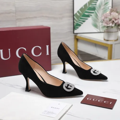 Replica Gucci High-Heeled Shoes For Women #1401084 $112.00 USD for Wholesale