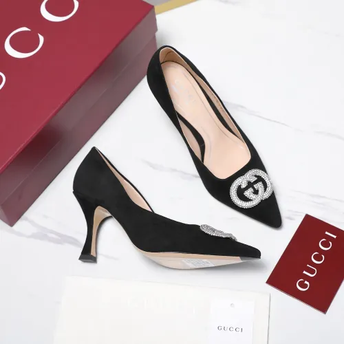 Replica Gucci High-Heeled Shoes For Women #1401084 $112.00 USD for Wholesale