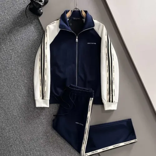 Louis Vuitton LV Tracksuits Long Sleeved For Men #1401085 $125.00 USD, Wholesale Replica Louis Vuitton LV Tracksuits