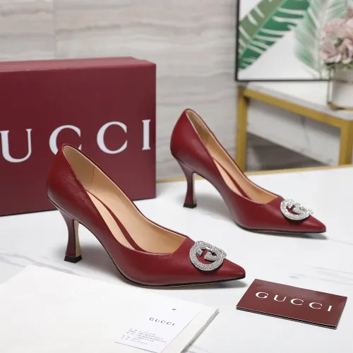 Replica Gucci High-Heeled Shoes For Women #1401113 $112.00 USD for Wholesale