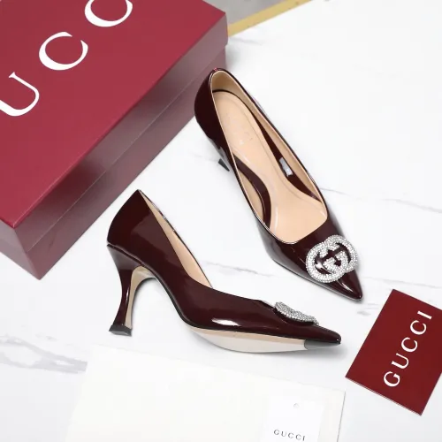 Replica Gucci High-Heeled Shoes For Women #1401116 $112.00 USD for Wholesale