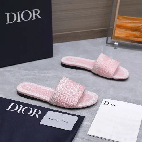 Replica Christian Dior Slippers For Women #1401135 $92.00 USD for Wholesale