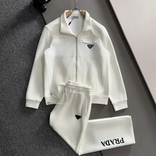 Prada Tracksuits Long Sleeved For Men #1401138 $125.00 USD, Wholesale Replica Prada Tracksuits
