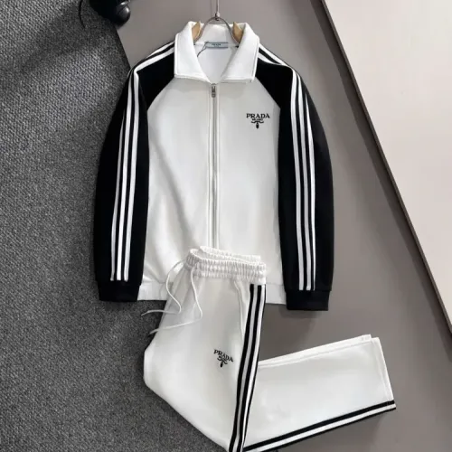 Prada Tracksuits Long Sleeved For Men #1401139 $125.00 USD, Wholesale Replica Prada Tracksuits