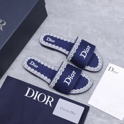 Replica Christian Dior Slippers For Women #1401140 $92.00 USD for Wholesale
